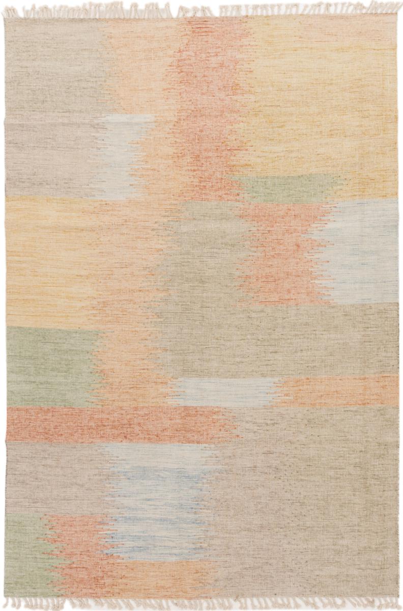 Tapete afegão Kilim Afegão Rainbow 303x206 303x206, Tapete persa Tecido à mão