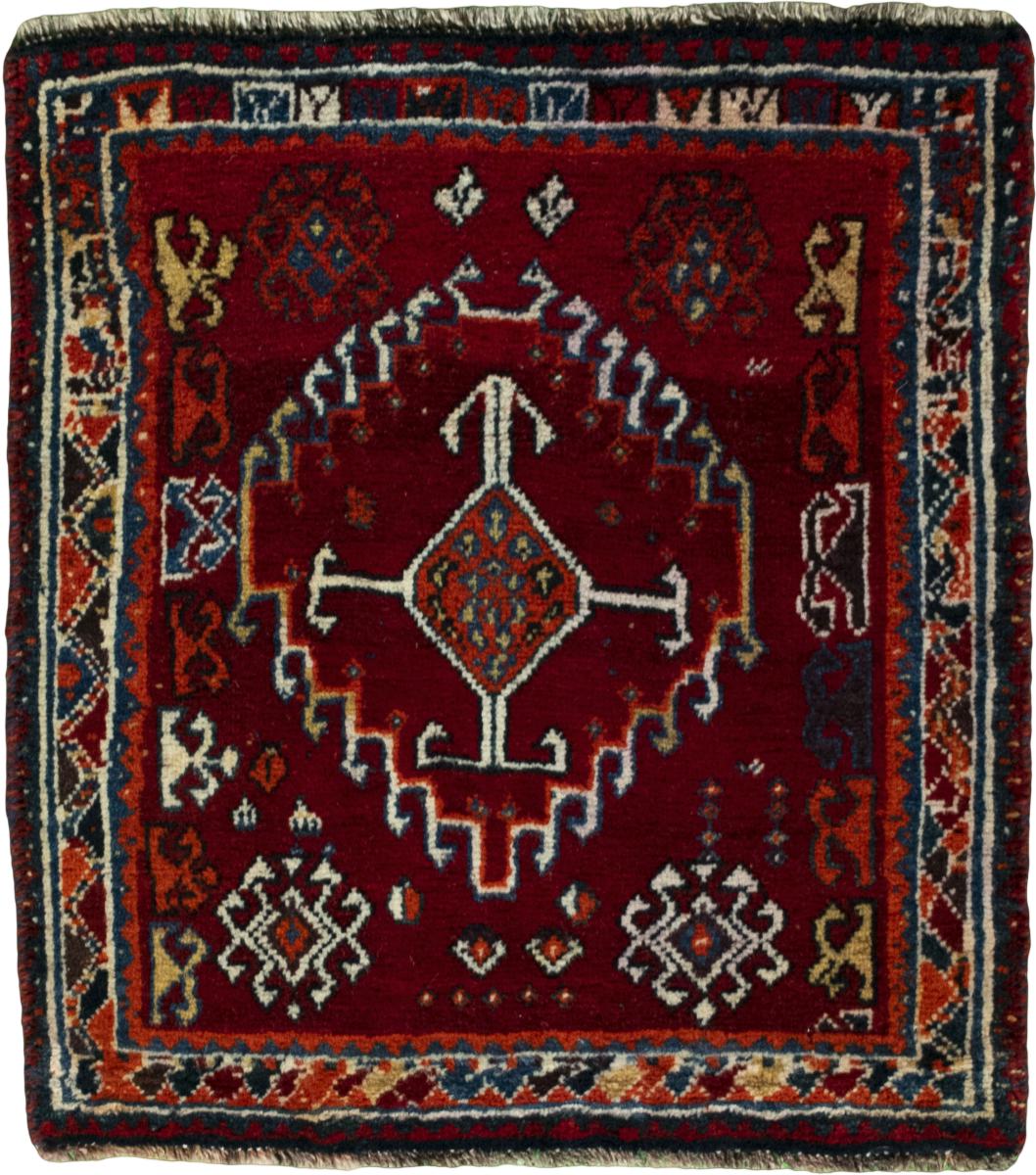 Persian Rug Shiraz 63x59 63x59, Persian Rug Knotted by hand