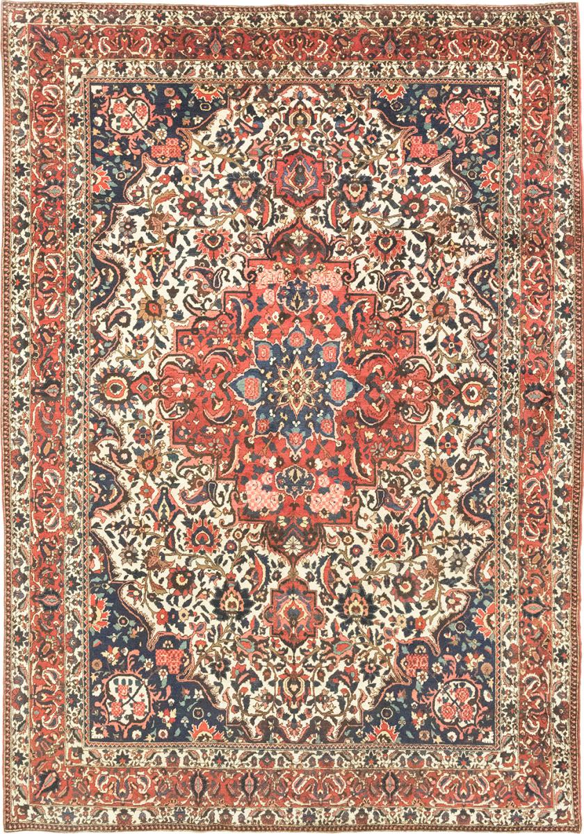 ペルシャ絨毯 バクティアリ アンティーク 380x273 380x273,  ペルシャ絨毯 手織り