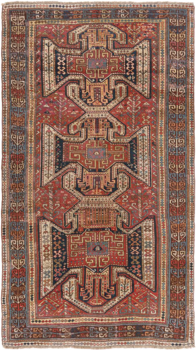 Rysk matta Kazak Antik 267x148 267x148, Persisk matta Knuten för hand