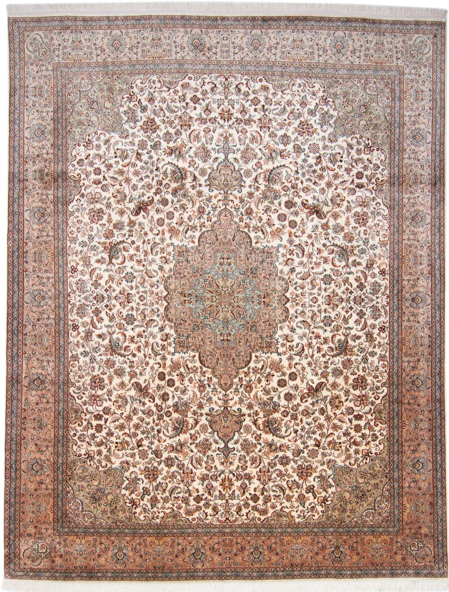 Tappeto indiano Cachemire di Seta 314x244 314x244, Tappeto persiano Annodato a mano