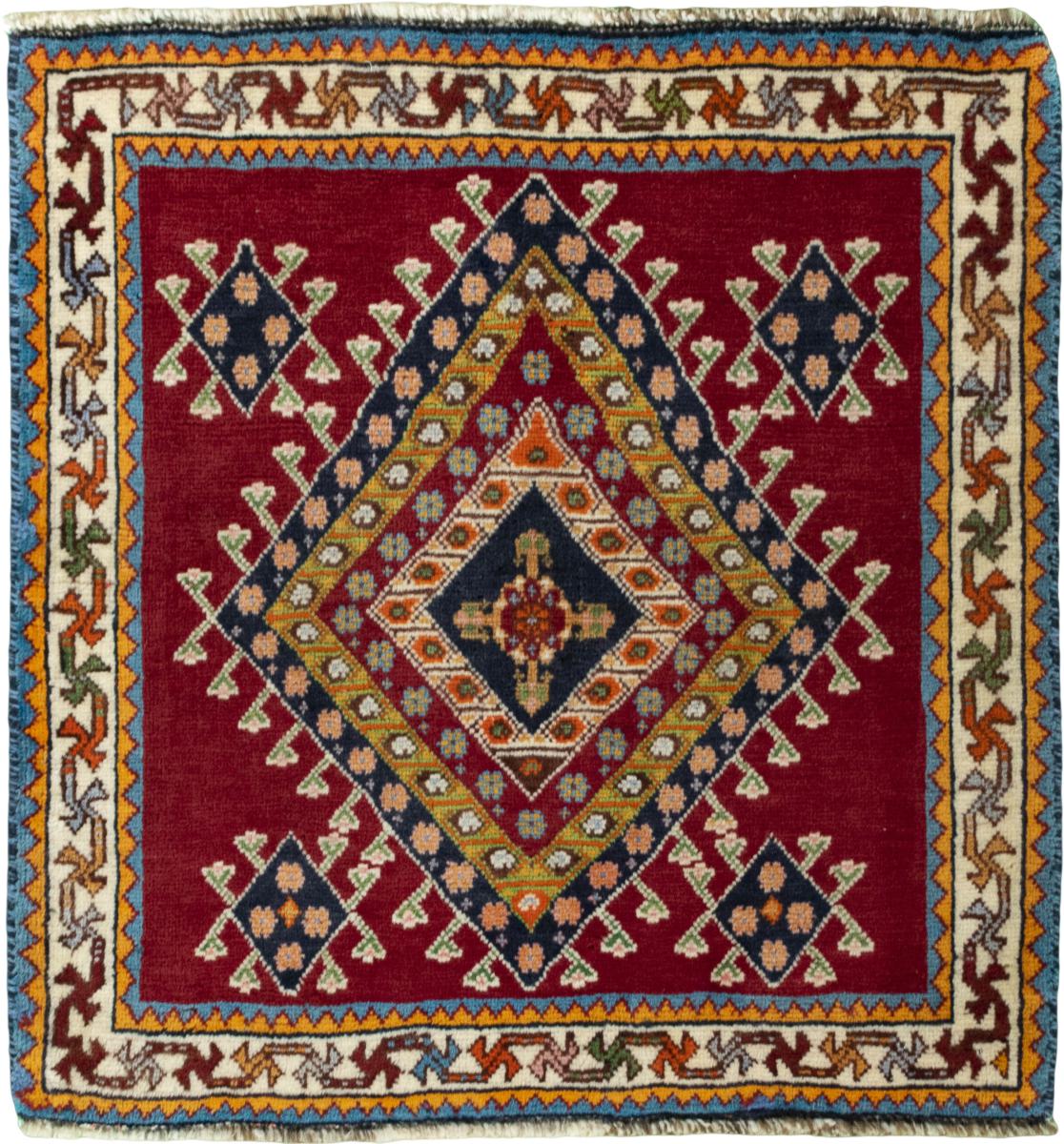 Persian Rug Shiraz 72x67 72x67, Persian Rug Knotted by hand