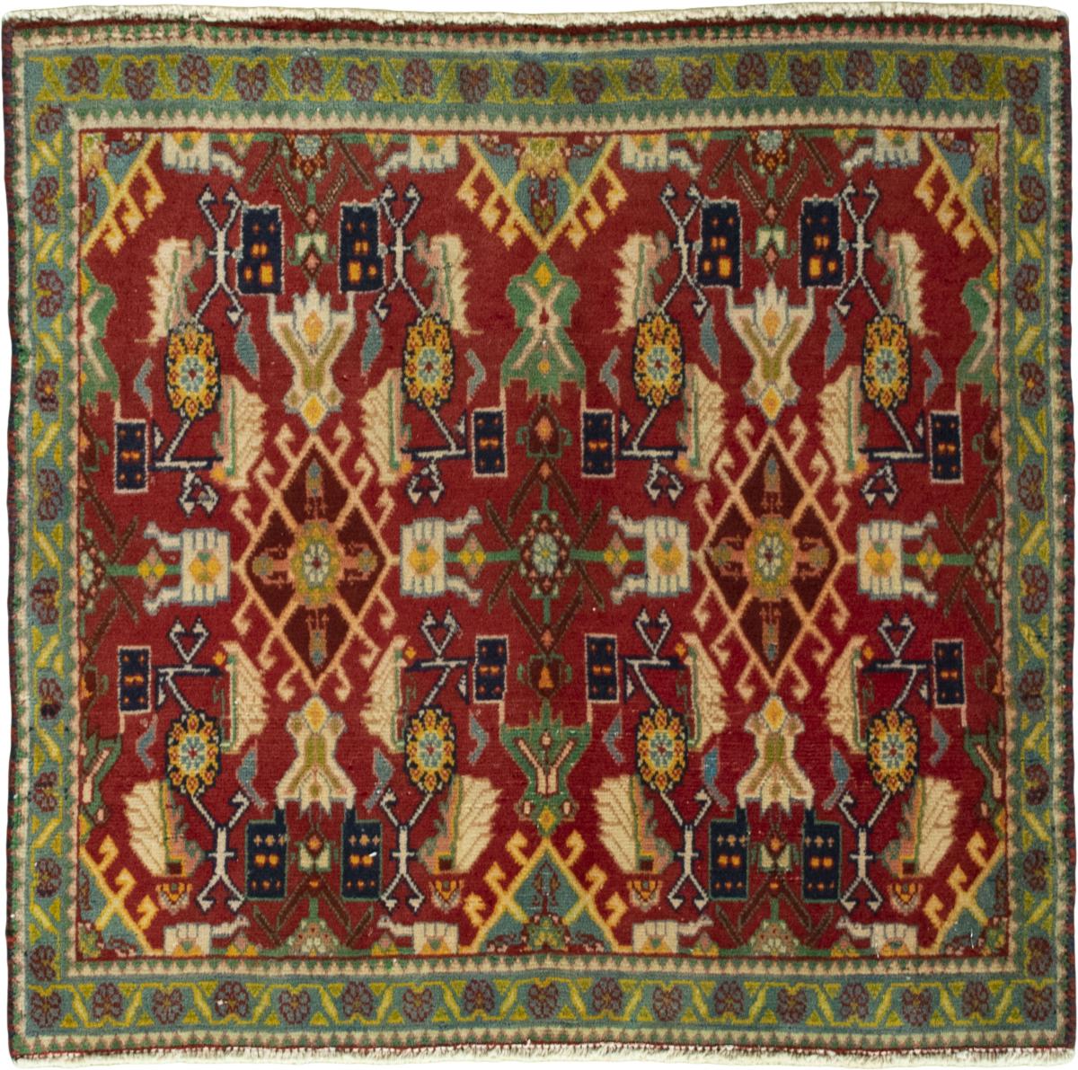 Persisk matta Shiraz 61x62 61x62, Persisk matta Knuten för hand