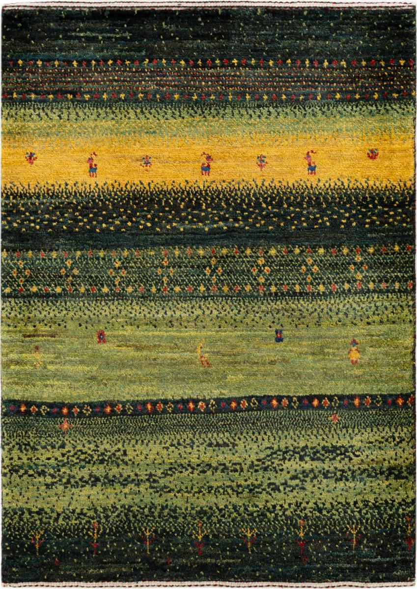 Tappeto persiano Persiano Gabbeh Loribaft Atelier 94x67 94x67, Tappeto persiano Annodato a mano