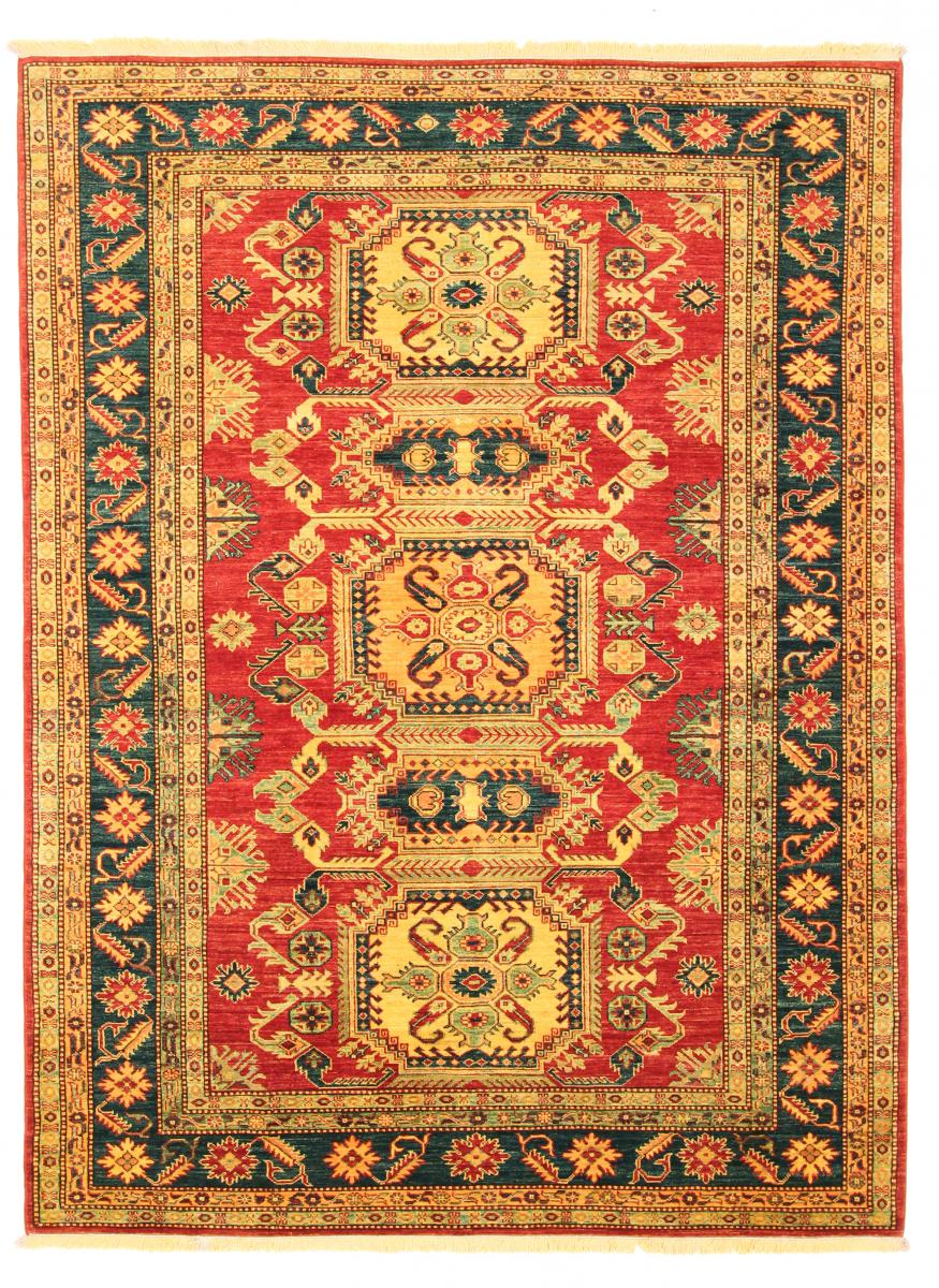 Pakistani rug Super Kazak 230x175 230x175, Persian Rug Knotted by hand