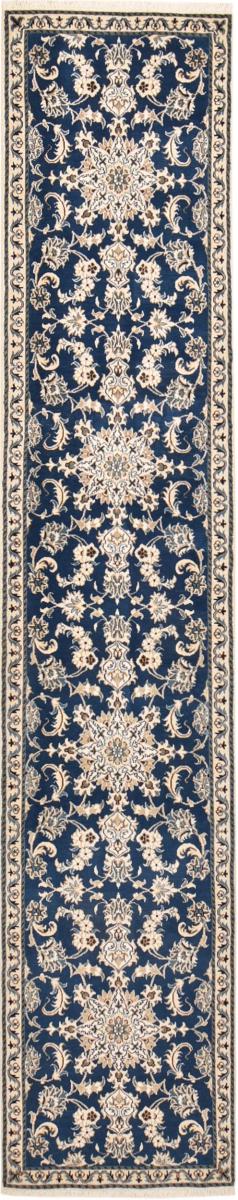 Tappeto persiano Nain 383x79 383x79, Tappeto persiano Annodato a mano