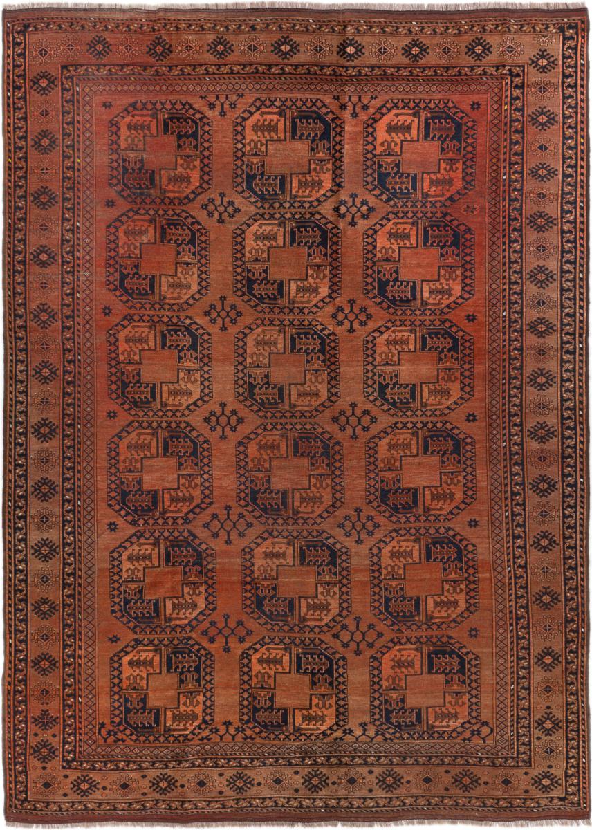 Αφγανικό χαλί Turkaman 393x283 393x283, Περσικό χαλί Οι κόμποι έγιναν με το χέρι