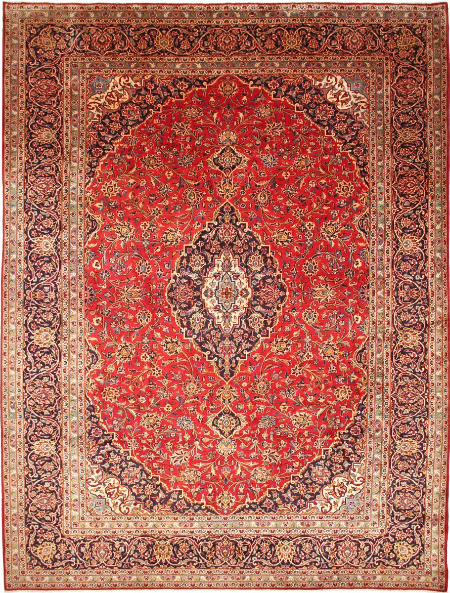 Tappeto persiano Keshan 394x301 394x301, Tappeto persiano Annodato a mano