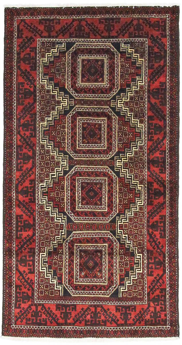 Tappeto persiano Beluch 198x105 198x105, Tappeto persiano Annodato a mano