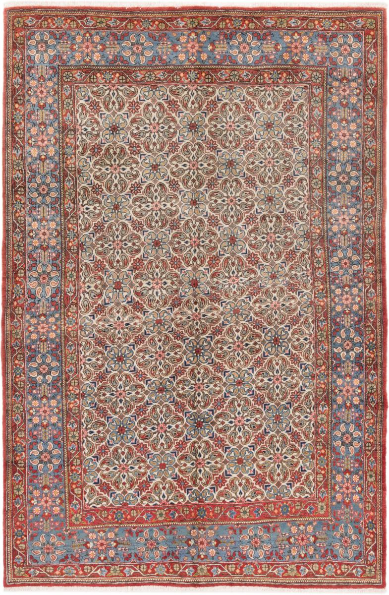 Perzisch tapijt Qum 210x138 210x138, Perzisch tapijt Handgeknoopte