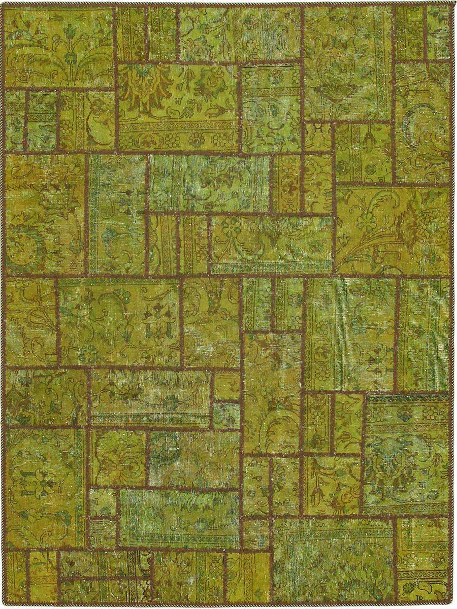 Tapete persa Patchwork 197x149 197x149, Tapete persa Atado à mão