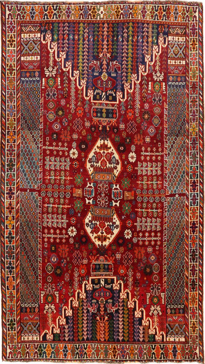 Perzisch tapijt Shiraz 285x161 285x161, Perzisch tapijt Handgeknoopte