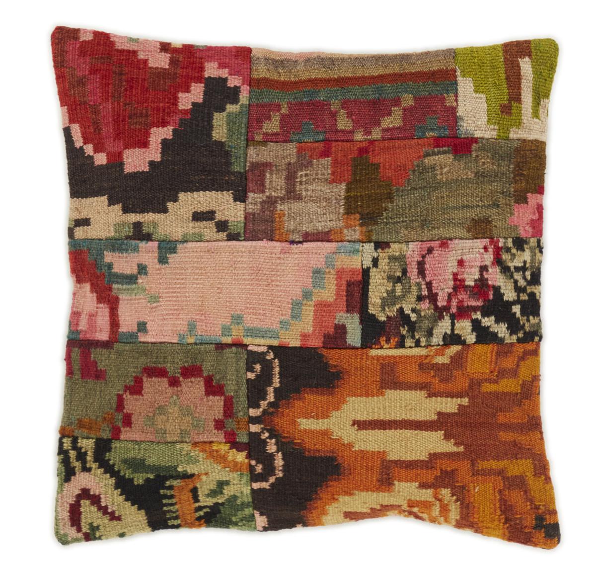Tappeto indiano Rosen Kilim Kissen 51x49 51x49, Tappeto persiano Tessuto a mano