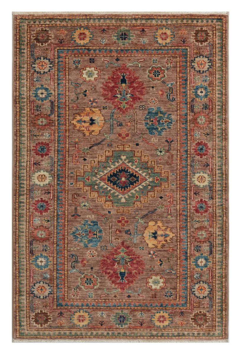 Pakistani rug Kazak 126x80 126x80, Persian Rug Knotted by hand