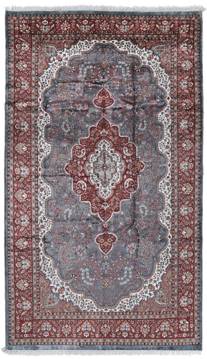 Indischer Teppich Agra Viskose 314x182 314x182, Perserteppich Handgeknüpft