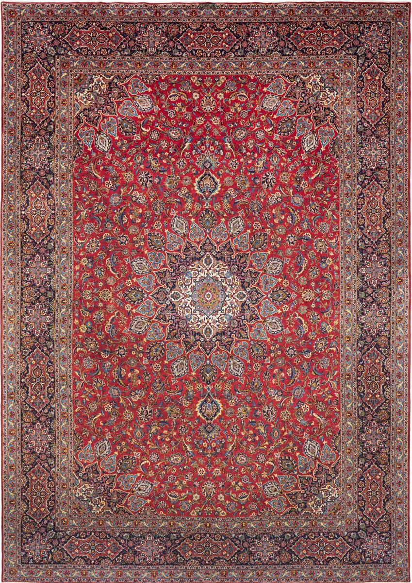 Covor persan Kashan 411x284 411x284, Covor persan Lucrate de mână