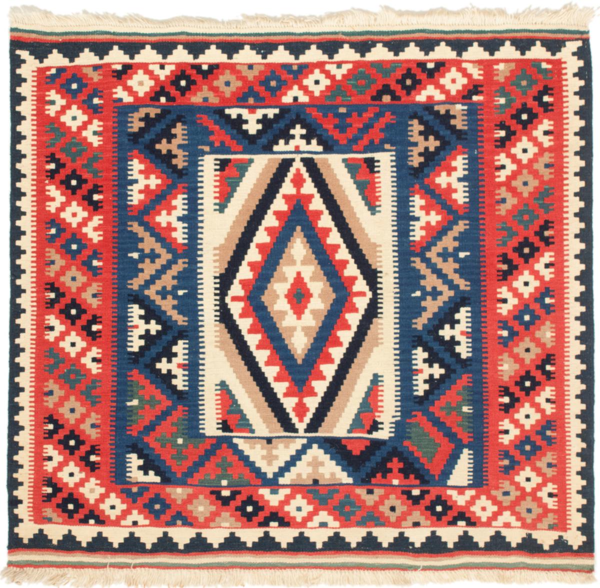 Tapete persa Kilim Fars 105x99 105x99, Tapete persa Tecido à mão