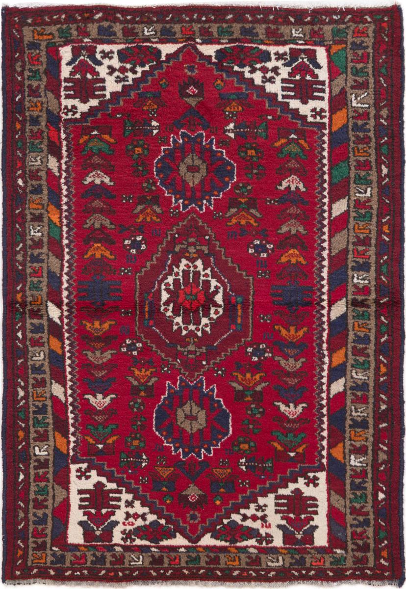 Persian Rug Hamadan 145x102 145x102, Persian Rug Knotted by hand
