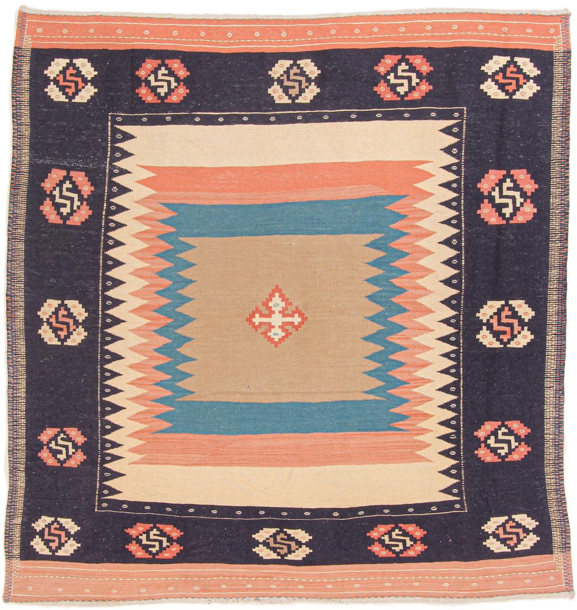 Perzsa szőnyeg Kilim Fars 136x131 136x131, Perzsa szőnyeg szőttesek