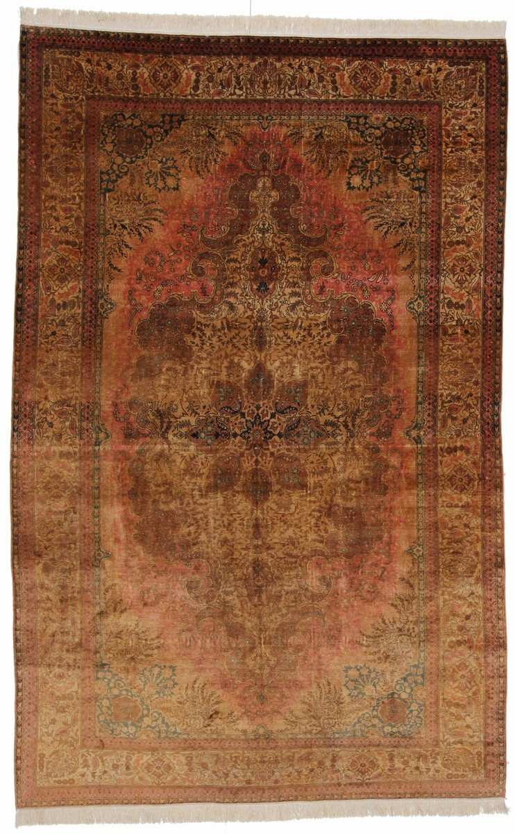  Hereke Silke Antik 297x191 297x191, Persisk matta Knuten för hand