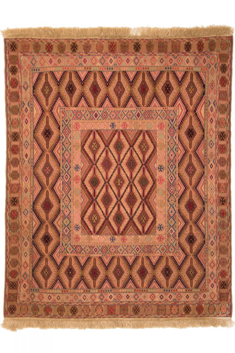 Tapete afegão Kilim Nimbaft 165x131 165x131, Tapete persa Atado à mão