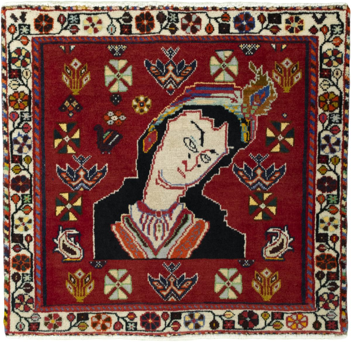 Persian Rug Shiraz 66x69 66x69, Persian Rug Knotted by hand