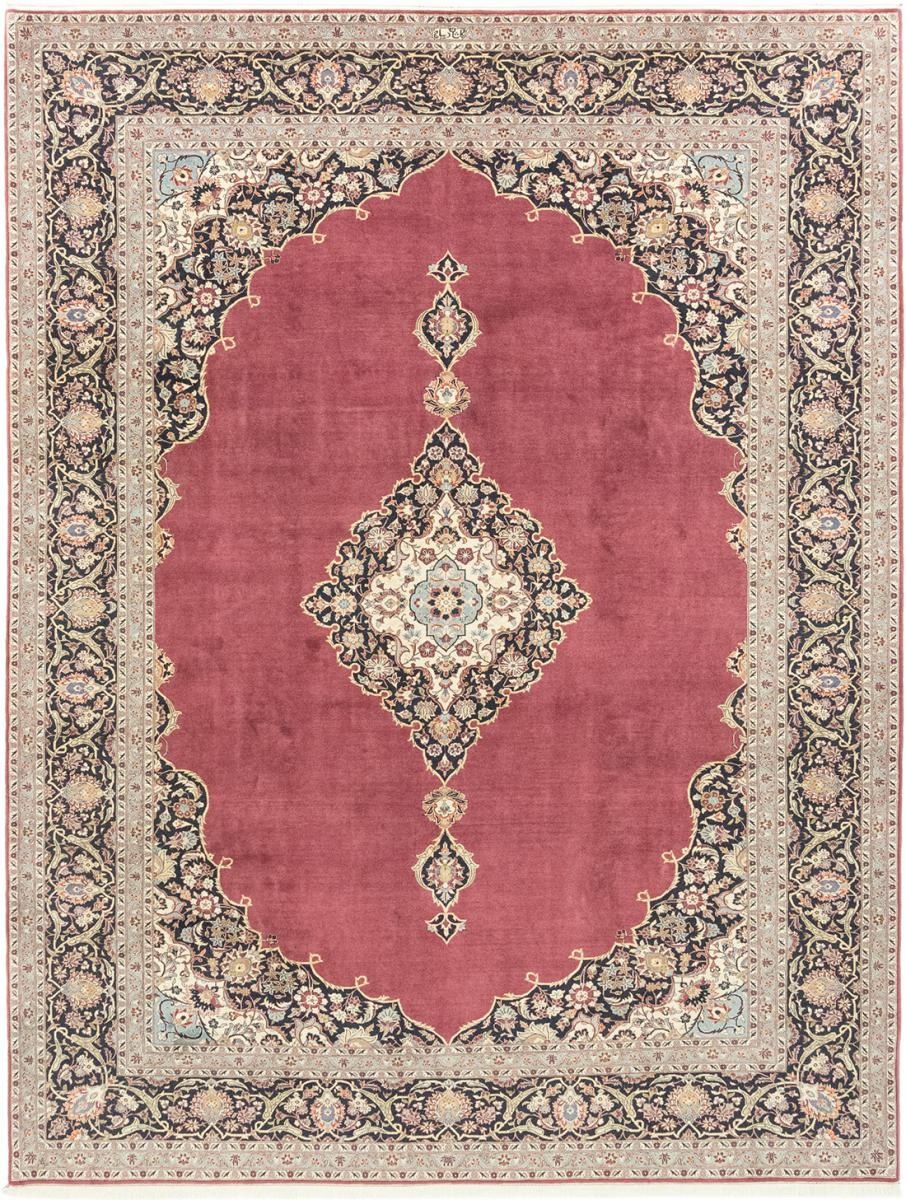 Alfombra persa Keshan Vieja 400x311 400x311, Alfombra persa Anudado a mano