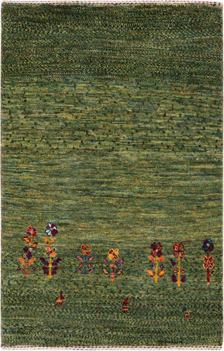 Tapis persan Persan Gabbeh Loribaft Atelier 95x60 95x60, Tapis persan Noué à la main
