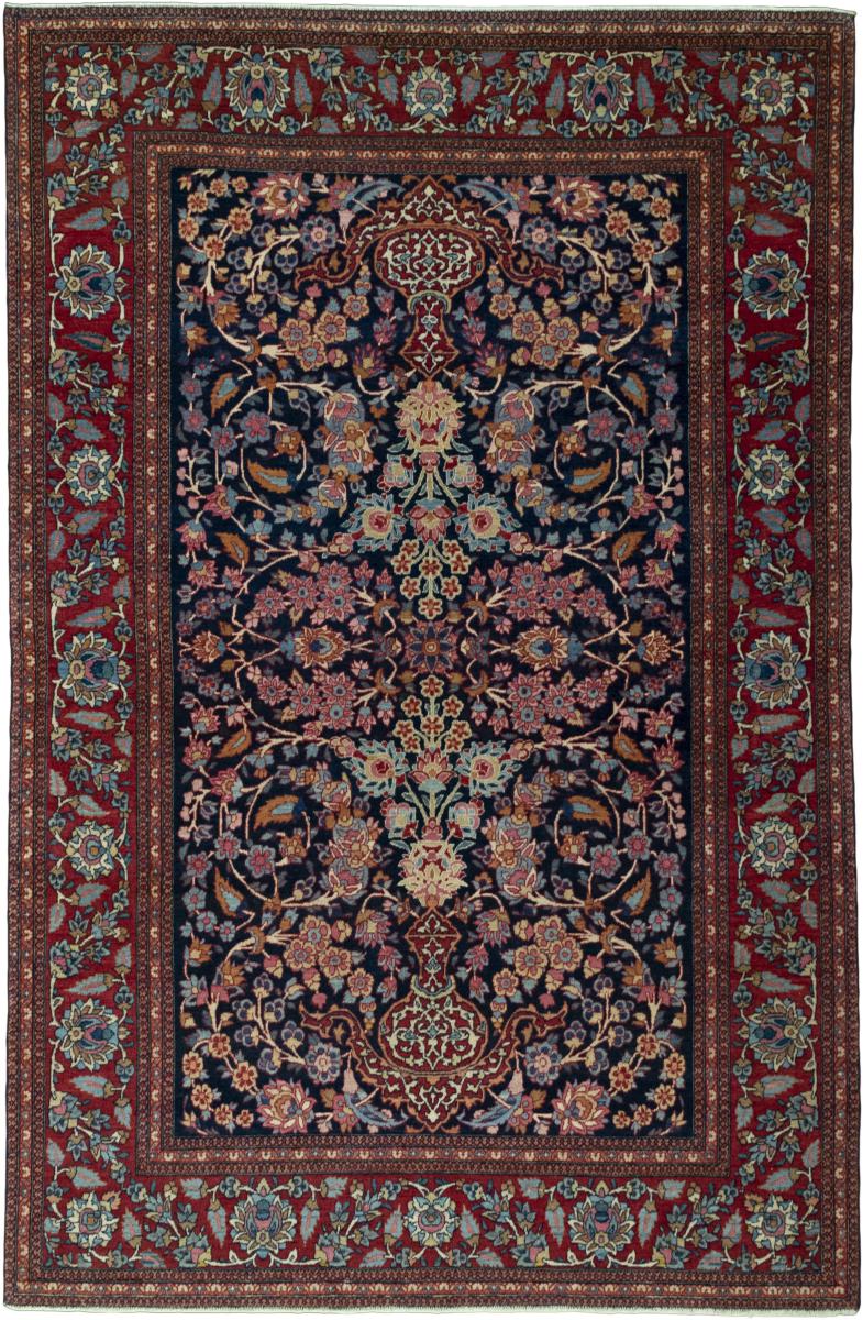Perserteppich Isfahan Antik 212x136 212x136, Perserteppich Handgeknüpft