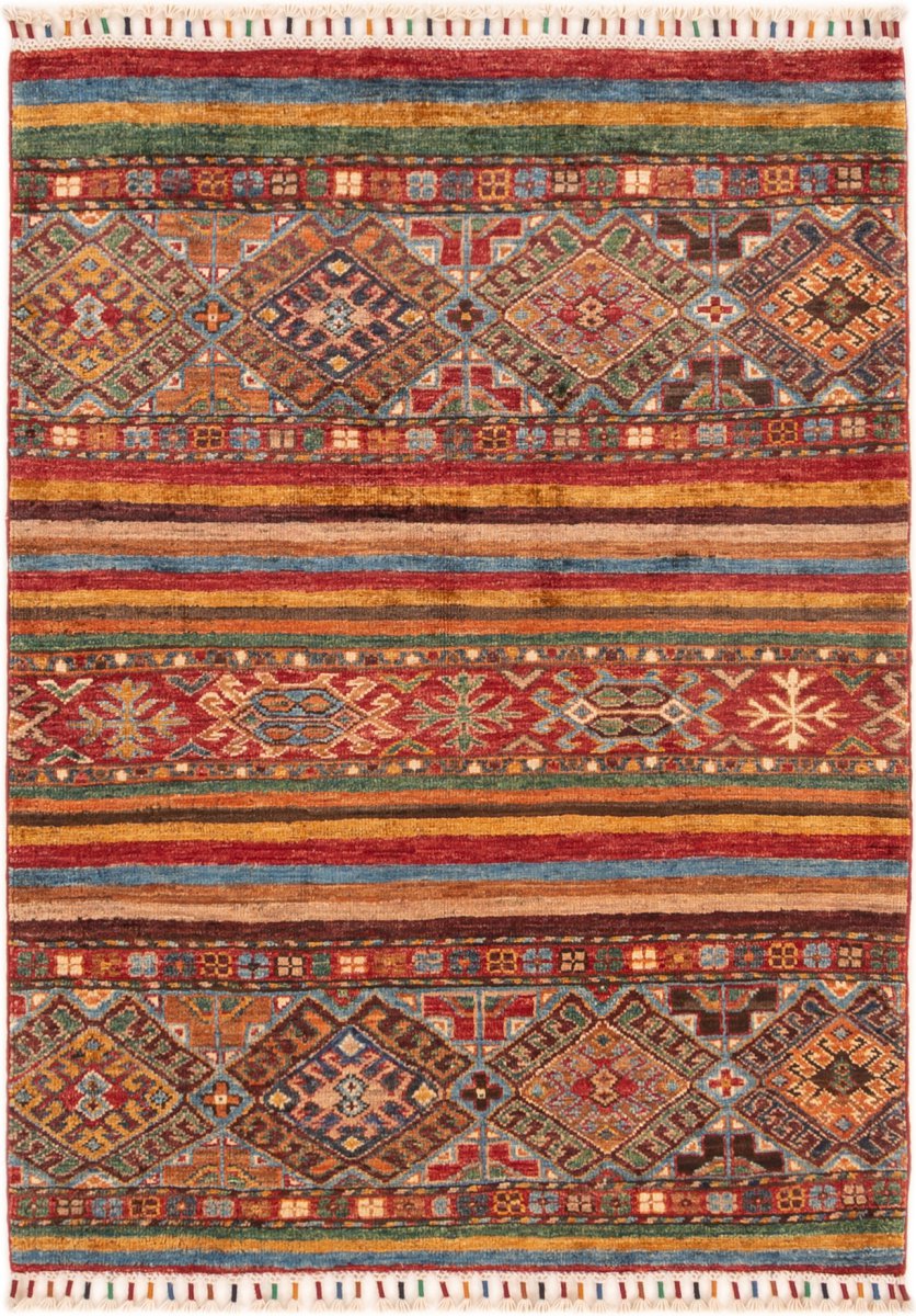 Pakistani rug Arijana 3'11"x2'11" 3'11"x2'11", Persian rug Hand-knotted