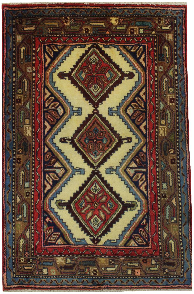 Persisk tæppe Hamadan 118x79 118x79, Persisk tæppe Knyttet i hånden