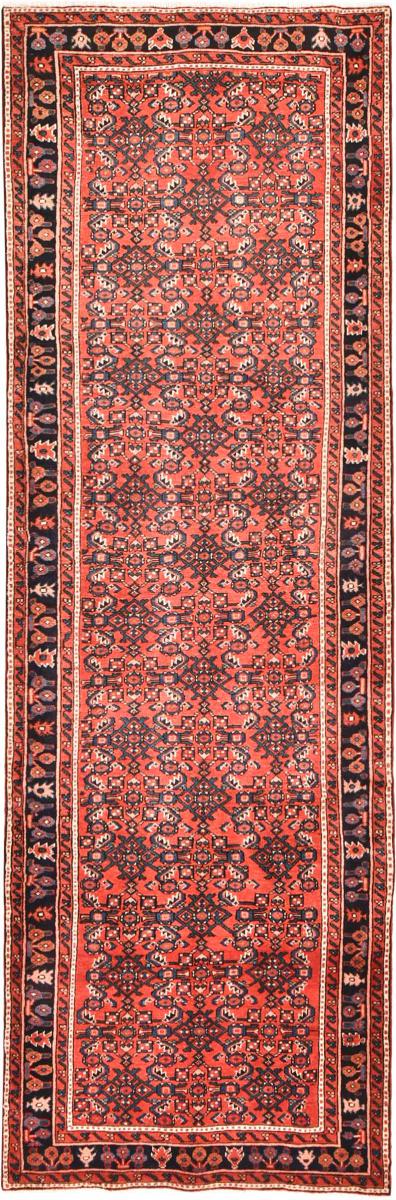 Persian Rug Hosseinabad 11'4"x3'8" 11'4"x3'8", Persian Rug Knotted by hand