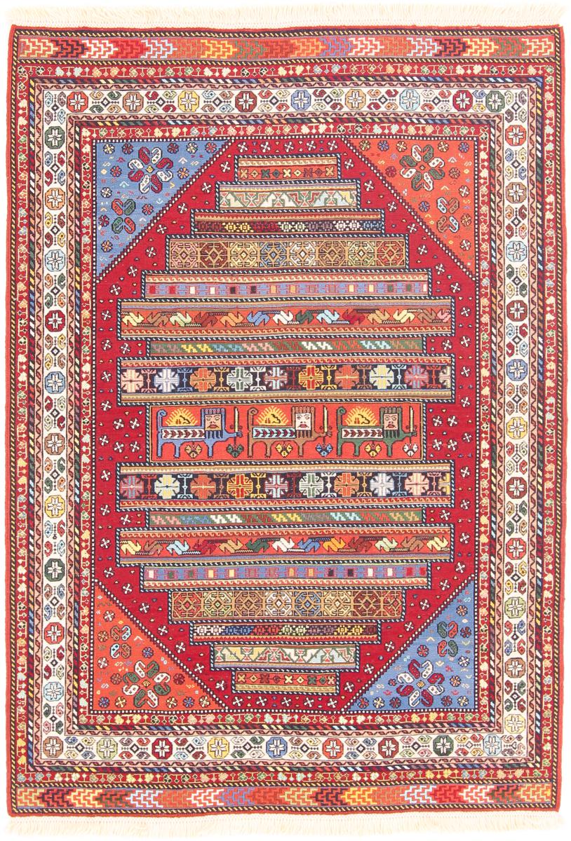 Tapete persa Kilim Soozani 144x105 144x105, Tapete persa Tecido à mão