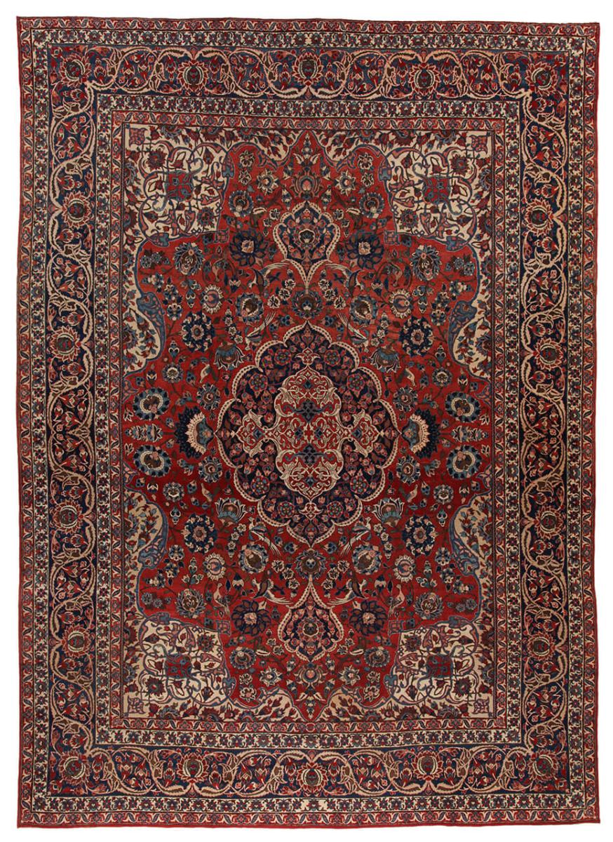 Tapis persan Ispahan Antique 452x322 452x322, Tapis persan Noué à la main