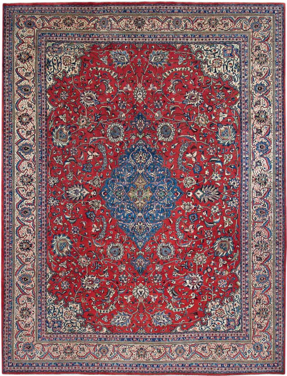 Persisk tæppe Sarough 377x284 377x284, Persisk tæppe Knyttet i hånden