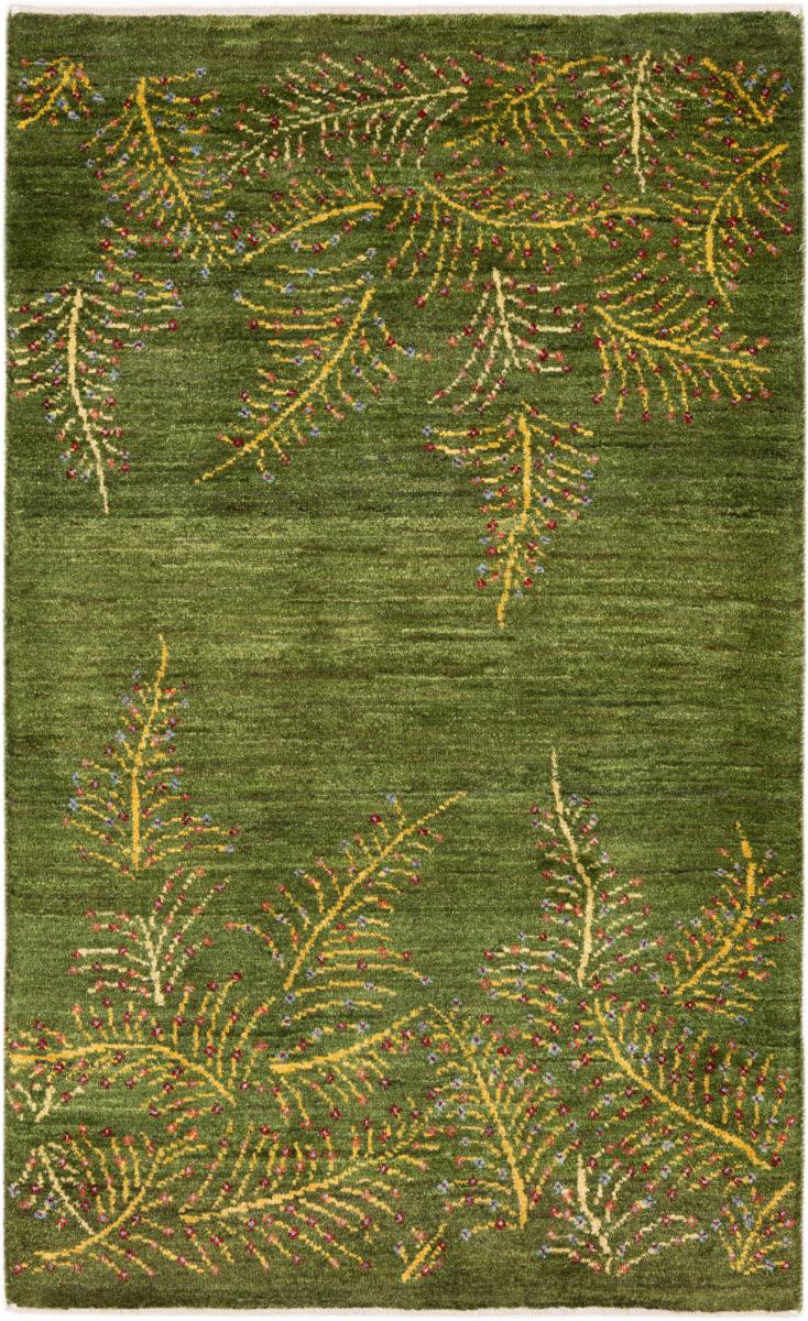 Tapete persa Persa Gabbeh Kashkuli Banafsheh 126x78 126x78, Tapete persa Atado à mão