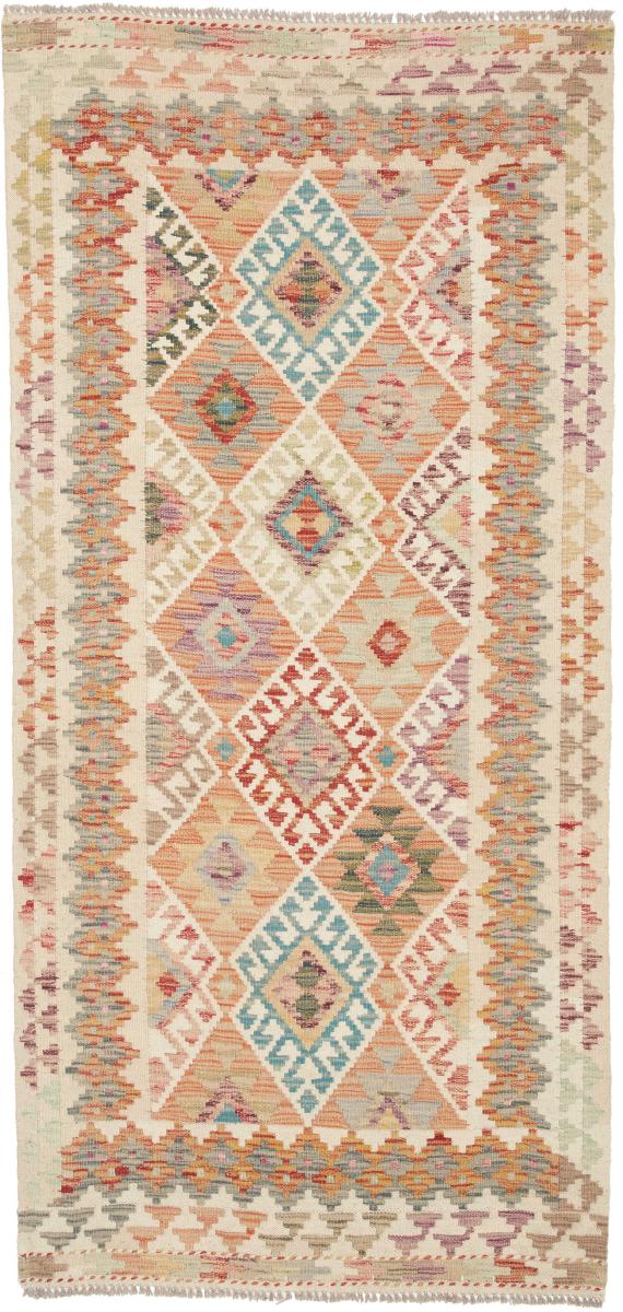 Αφγανικό χαλί Κιλίμ Afghan 200x93 200x93, Περσικό χαλί Οι κόμποι έγιναν με το χέρι