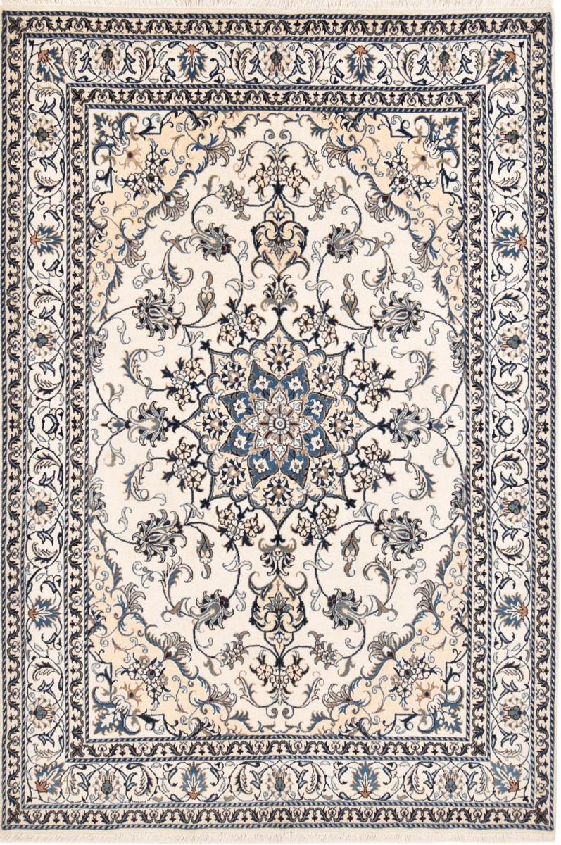 Persian Rug Nain 7'11"x5'6" 7'11"x5'6", Persian Rug Knotted by hand