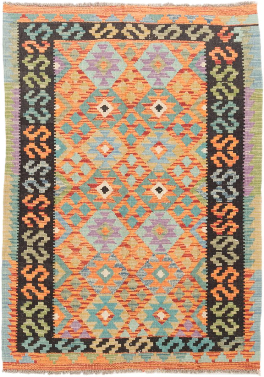 Tapete afegão Kilim Afegão 146x105 146x105, Tapete persa Tecido à mão