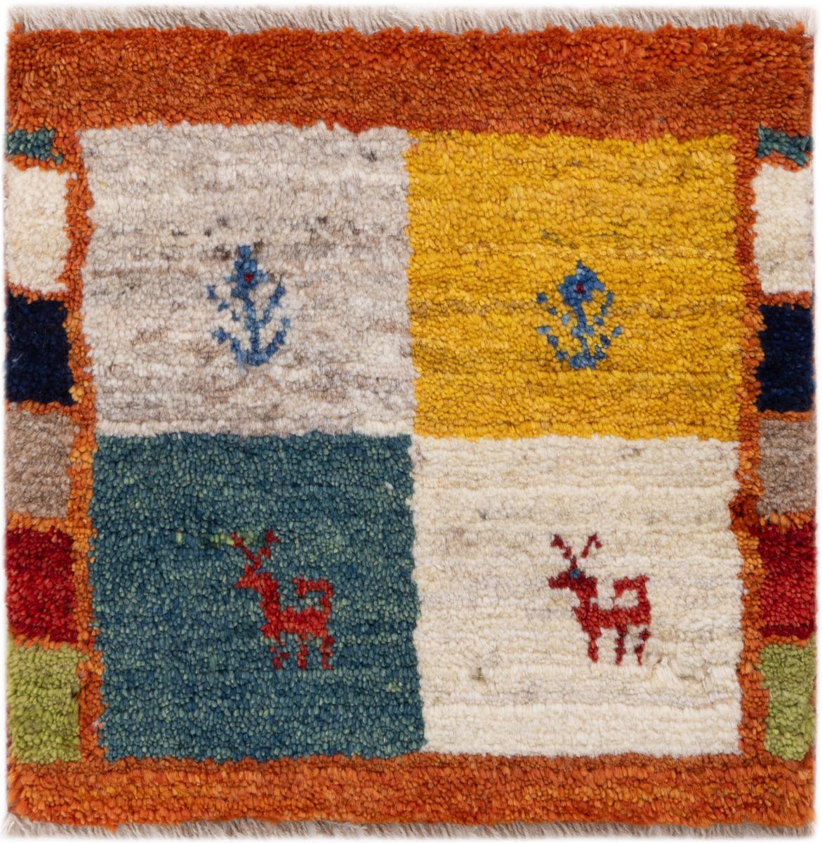 Persialainen matto Gabbeh Nomad 39x41 39x41, Persialainen matto Solmittu käsin