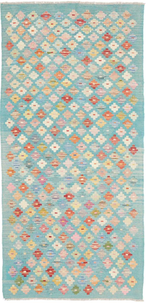 Tapete afegão Kelim Afghan 197x95 197x95, Tapete persa Tecido à mão