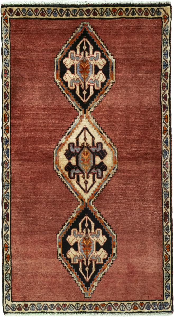 Tapis persan Persan Gabbeh Ghashghai 155x86 155x86, Tapis persan Noué à la main