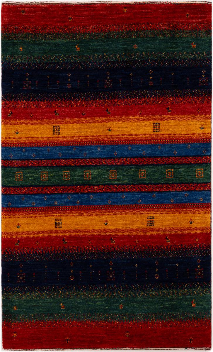 Alfombra persa Persia Gabbeh Loribaft Atash 132x79 132x79, Alfombra persa Anudado a mano