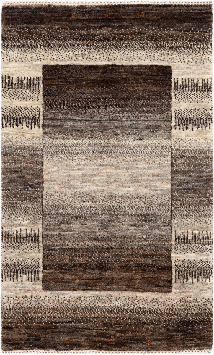Persisk tæppe Perser Gabbeh Loribaft Essence 96x86 96x86, Persisk tæppe Håndknyttet