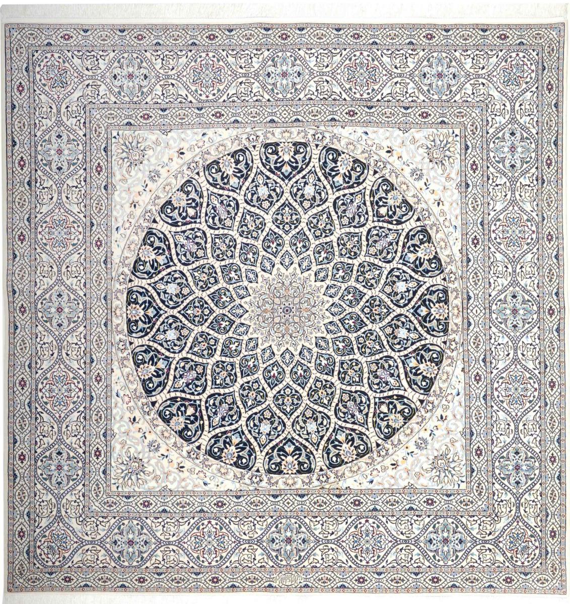Persian Rug Nain 6La 205x203 205x203, Persian Rug Knotted by hand