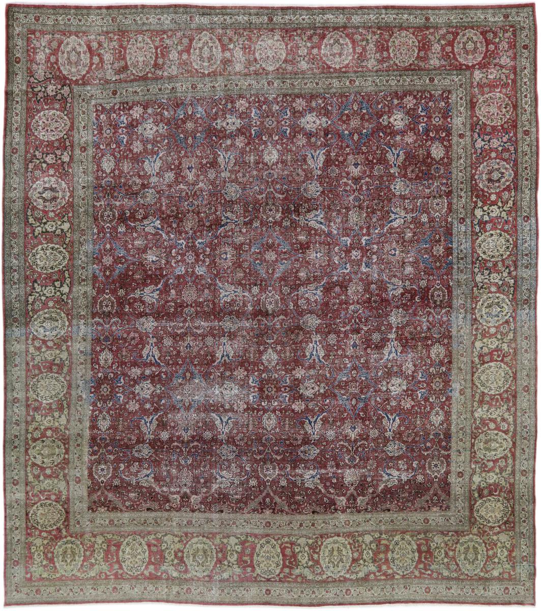Tappeto persiano Tabriz Vecchio 392x357 392x357, Tappeto persiano Annodato a mano