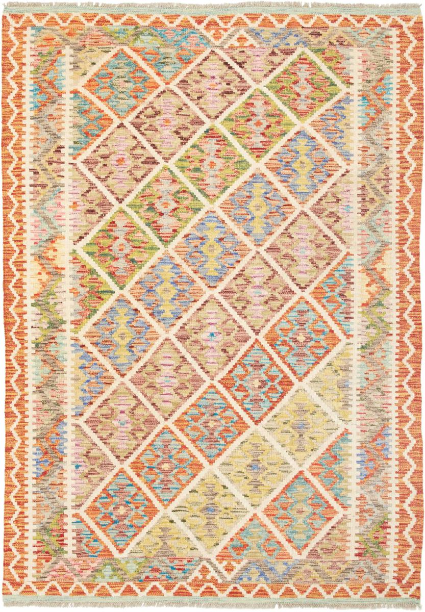 Afganistan-matto Kelim  Afghan 183x129 183x129, Persialainen matto kudottu