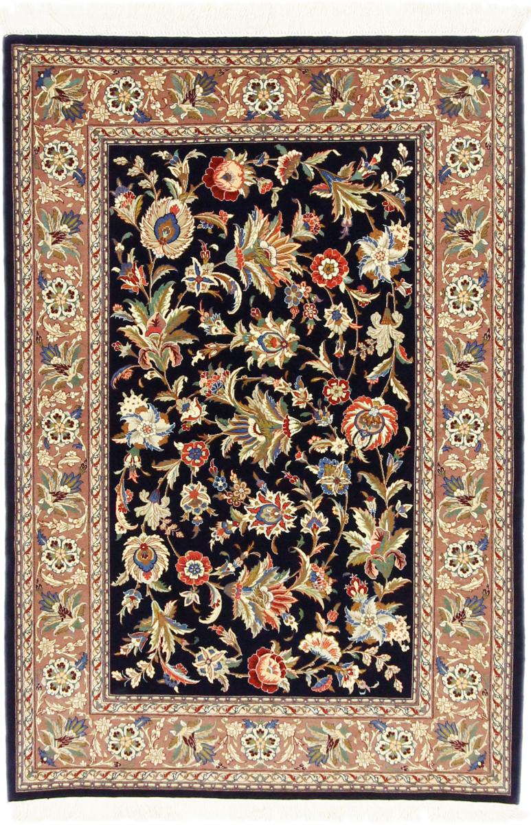 イスファハン Ilam シルクnkette ペルシャ絨毯 151x101 cm – 手作りの