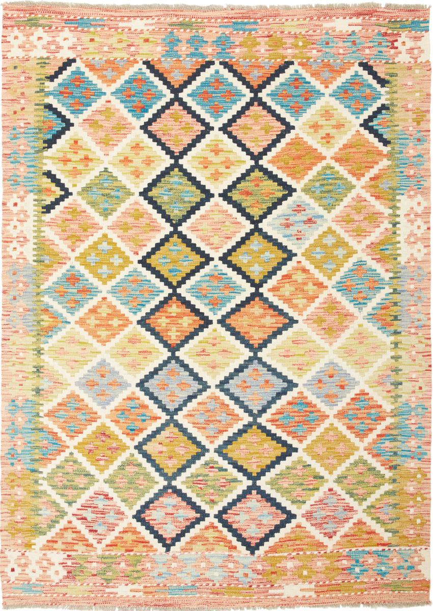 Afghanischer Teppich Kelim  Afghan 185x133 185x133, Perserteppich Handgewebt