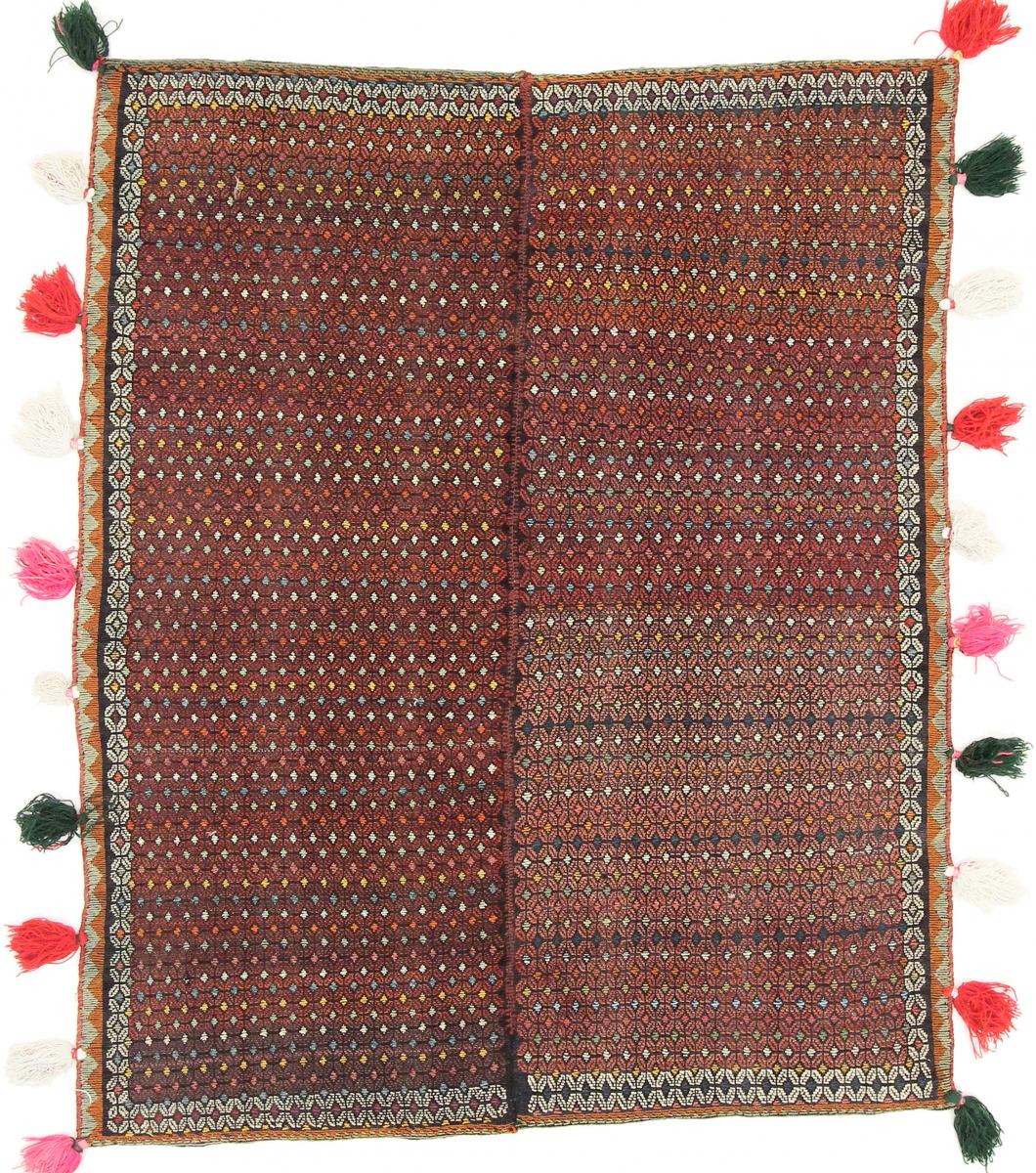 Persisk tæppe Kelim Fars 174x143 174x143, Persisk tæppe Håndvævet